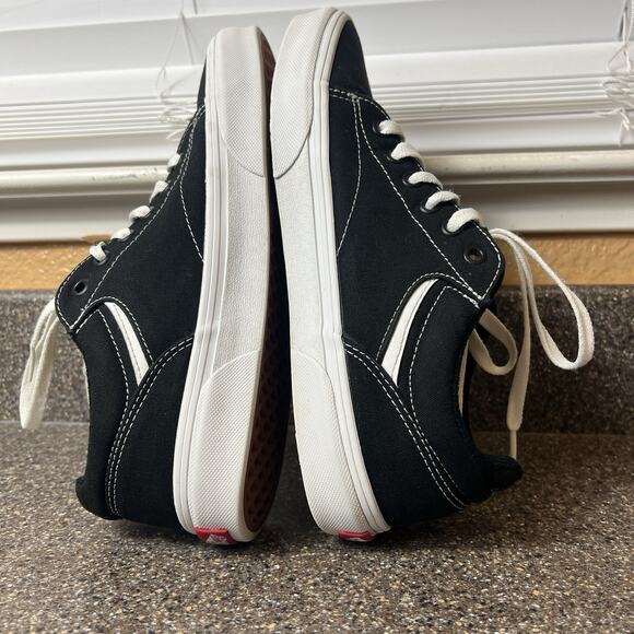 Vans Old Skool Mens Sz 8 Black Canvas Skate Sneaker Shoes Lace Up Low Top Padded - Picture 6 of 12